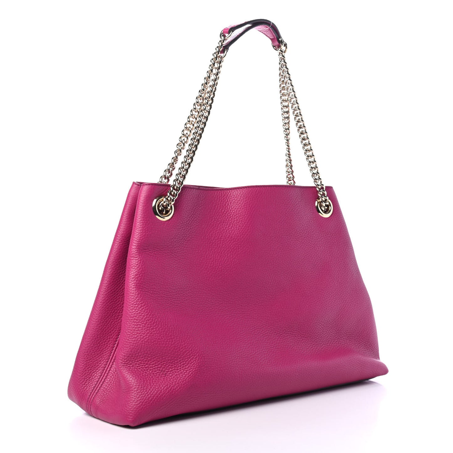 Cellarius Calfskin Medium Soho Chain Shoulder Bag Bright Bouganville