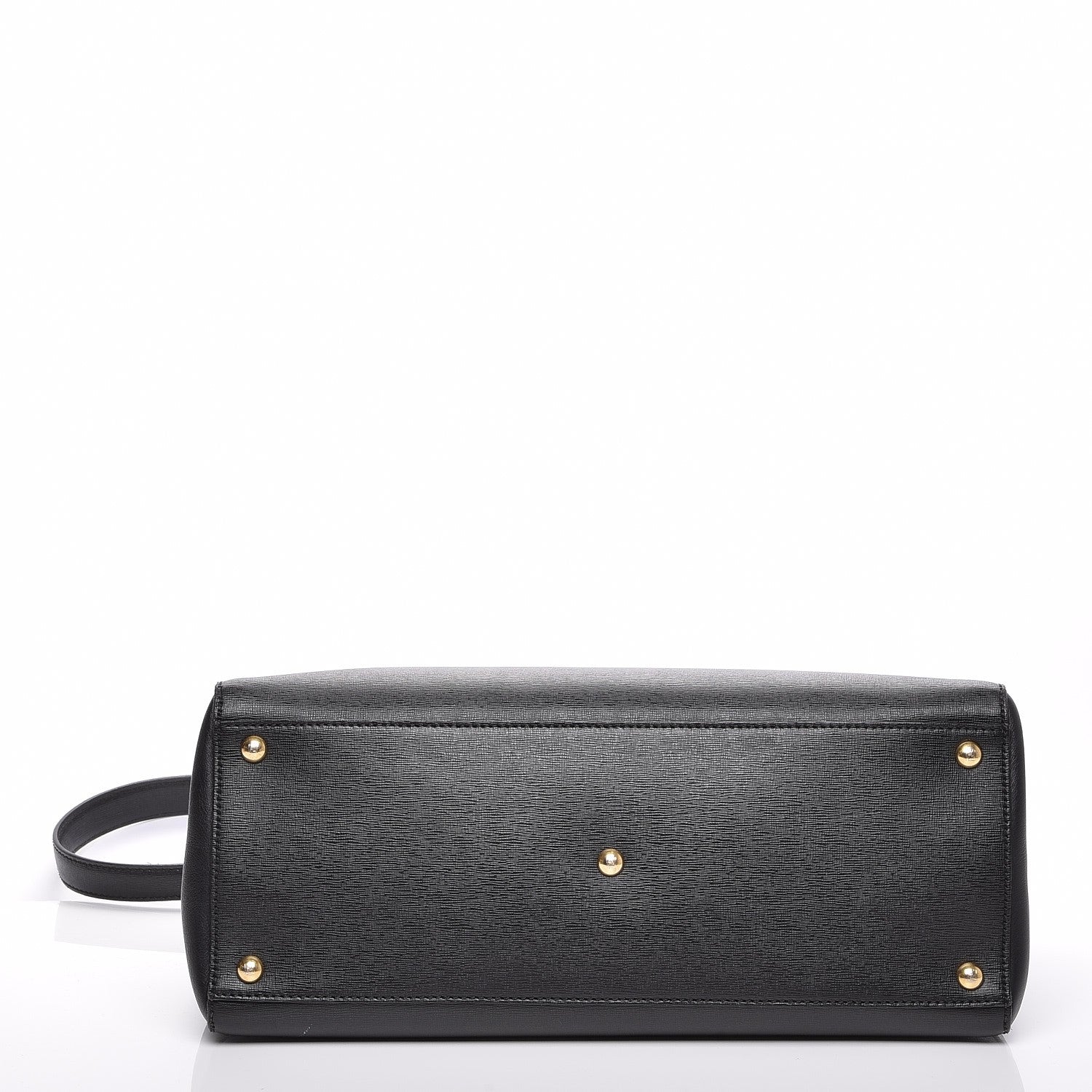Fendi Vitello Elite Regular 2Jours Tote Black 5 of 11
