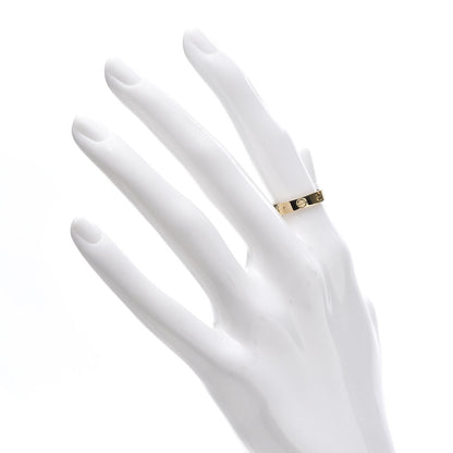 Cartier 18K Yellow Gold 3.5mm LOVE Wedding Band Ring 49 5 2 of 4