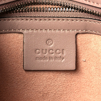 Gucci Calfskin Matelasse Small GG Marmont Shoulder Bag Porcelain Rose 6 of 11