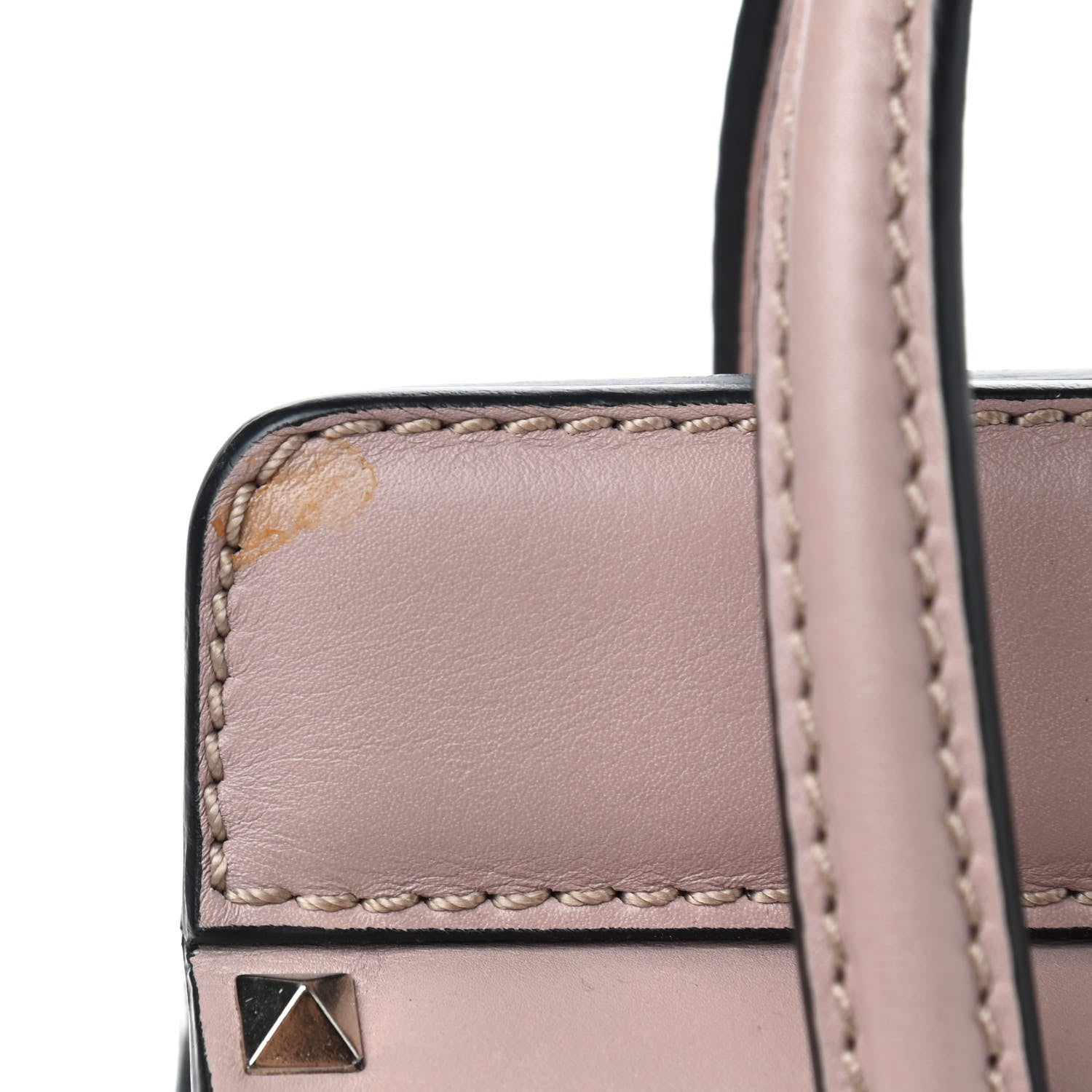 Valentino Garavani Calfskin Rockstud Tote Poudre 9 of 9