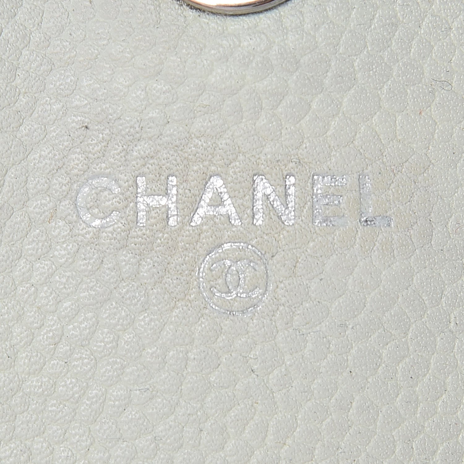 Chanel Caviar Half Moon Wallet On Chain WOC White 6 of 13