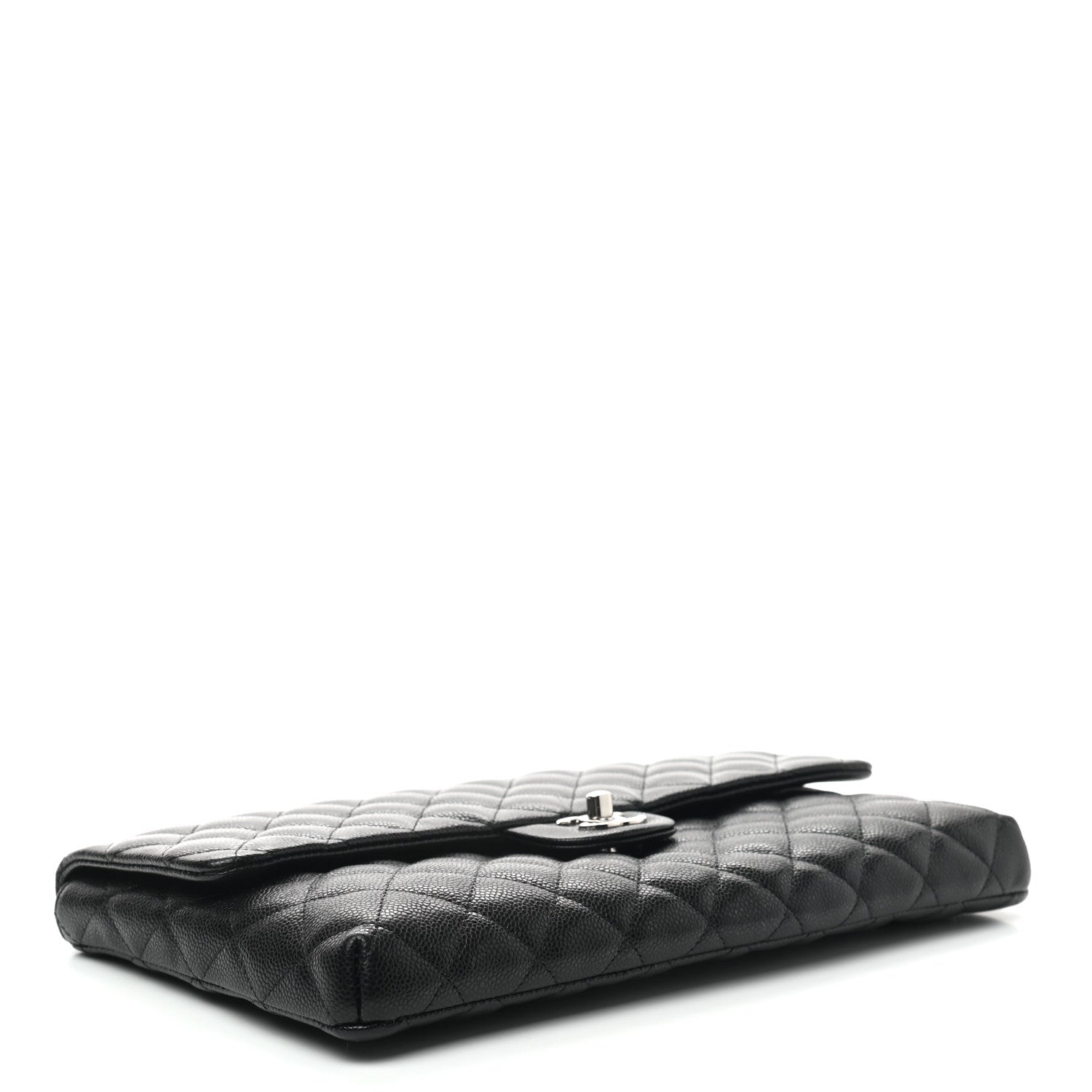 Chanel Caviar Quilted Flap Clutch Black 3 of 6