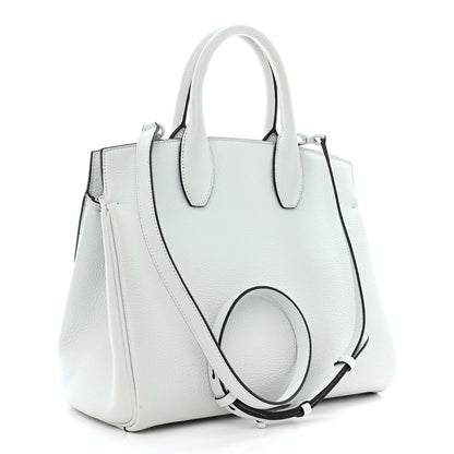 Salvatore Ferragamo Calfskin Medium Studio Bag Light Blue 3 of 13