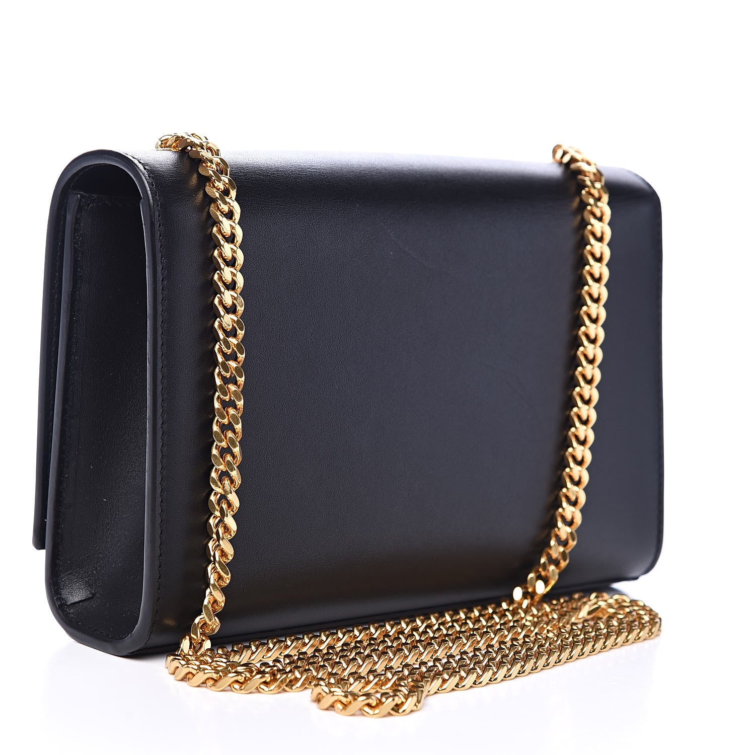 Saint Laurent Calfskin Small Classic Monogram Kate Tassel Satchel Black 3 of 10