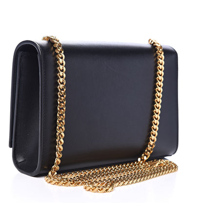 Saint Laurent Calfskin Small Classic Monogram Kate Tassel Satchel Black 3 of 10