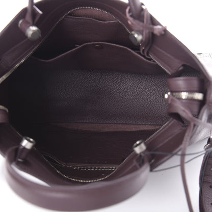 Balenciaga Veau Grana Perforated Blackout Hardware City Rouge Acajou 6 of 10