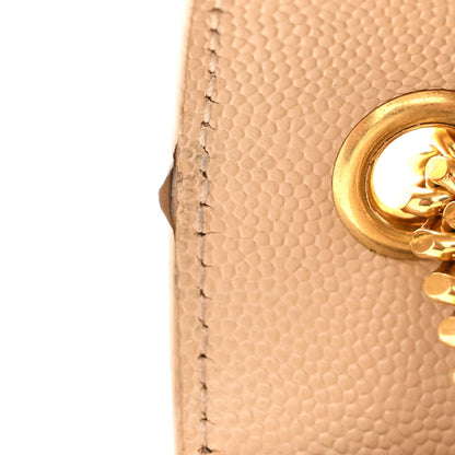 Saint Laurent Grain De Poudre Medium Monogram Kate Satchel Nude Powder 11 of 12