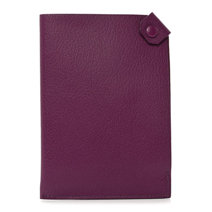 Hermes Chamkila Tarmac PM Passport Holder Anemone 1 of 7
