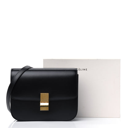 Celine Box Calfskin Medium Classic Box Flap Bag Black 20 of 20