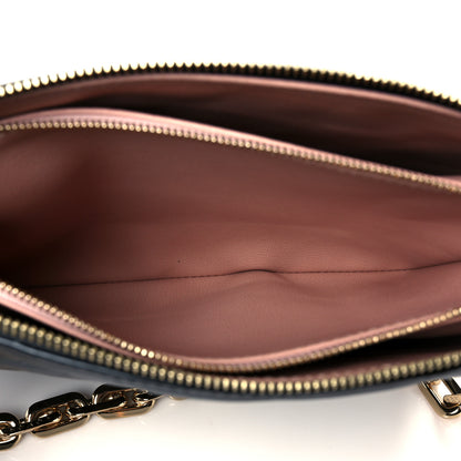 Louis Vuitton Lambskin Embossed Monogram Coussin PM Black 6 of 11