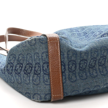Gucci Denim GG Medium Abbey Shoulder Bag Blue 9 of 10