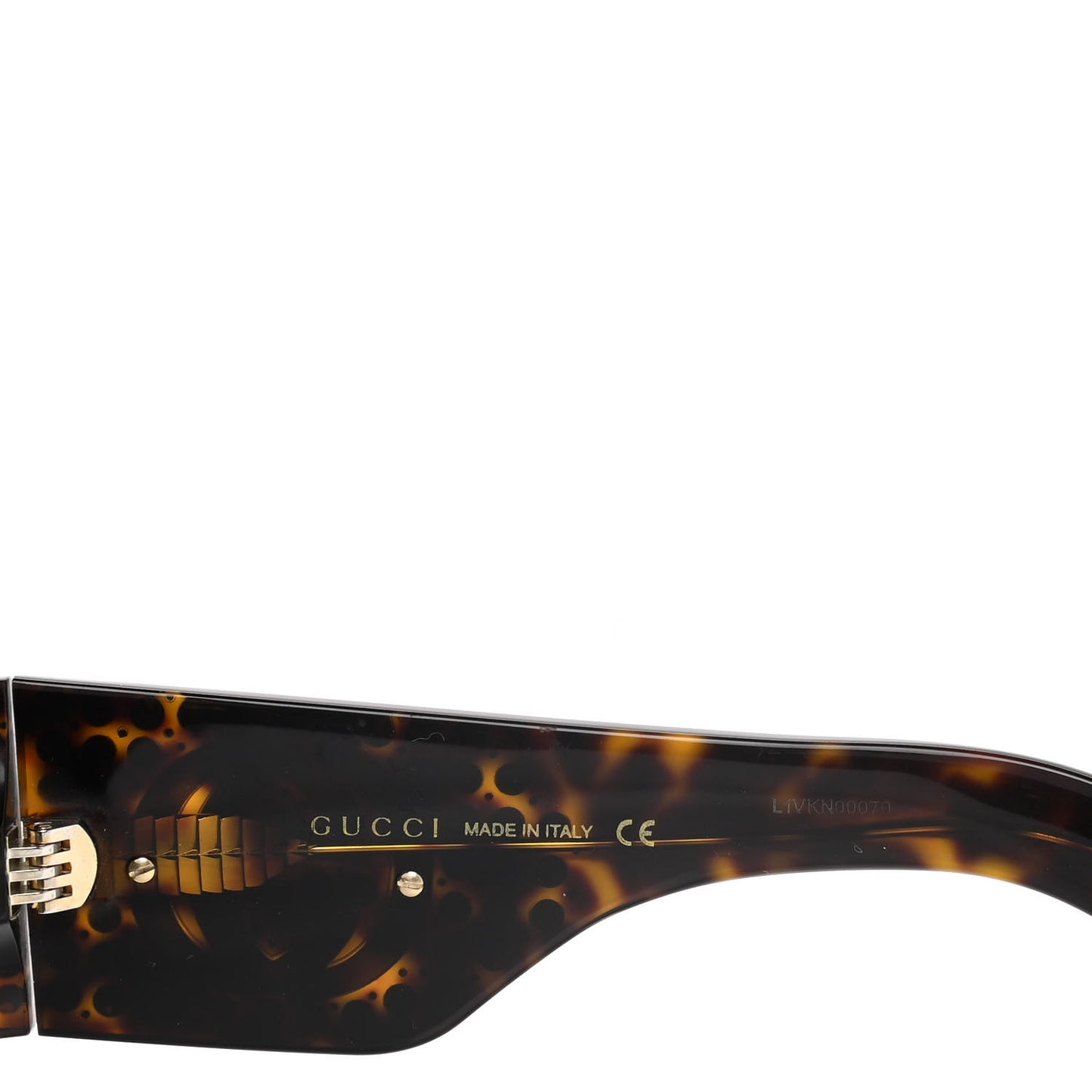 Acetate Crystal Oversize Hollywood Forever Sunglasses GG0144S Tortoiseshell