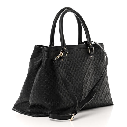 Gucci Soft Microguccissima Medium Tote Black 3 of 18