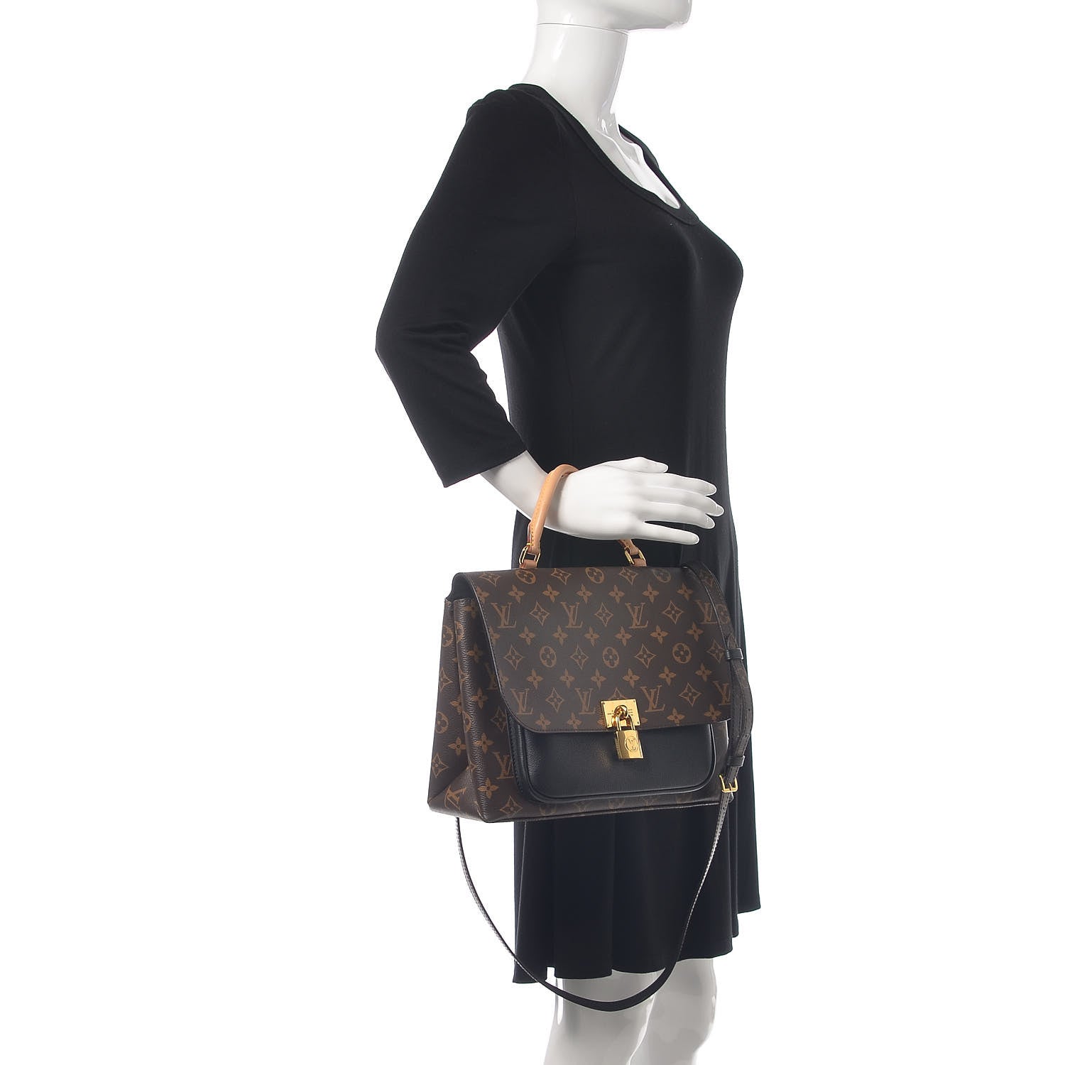 Louis Vuitton Monogram Marignan Black 3 of 13