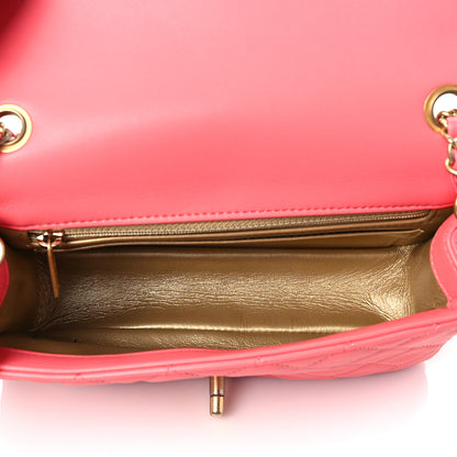 Chanel Lambskin Quilted Mini Rectangular Pearl Crush Flap Pink 5 of 7