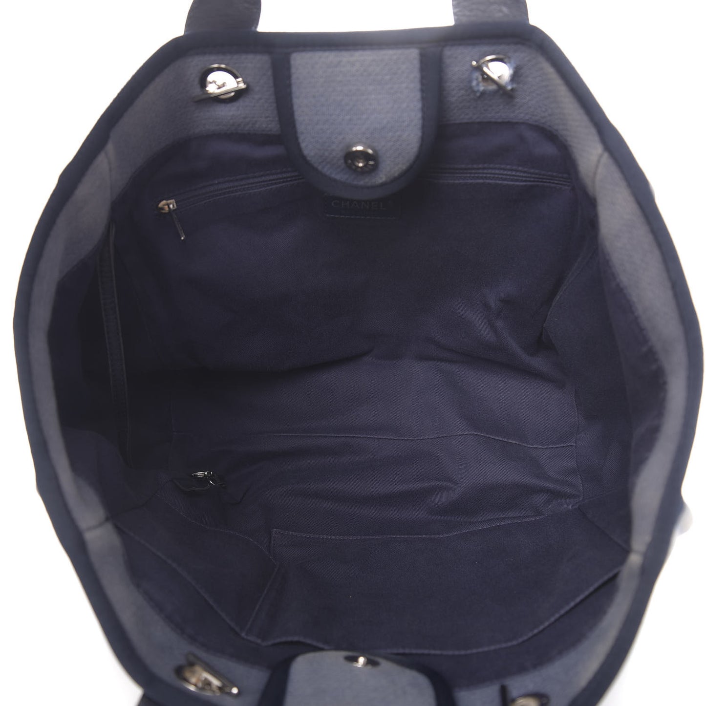 Canvas Medium Deauville Tote Blue