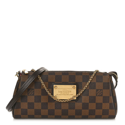Louis Vuitton Damier Ebene Eva Clutch 1 of 9
