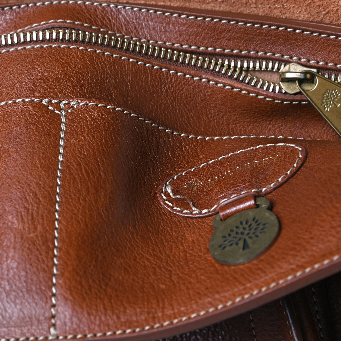Natural Leather Bayswater Oak