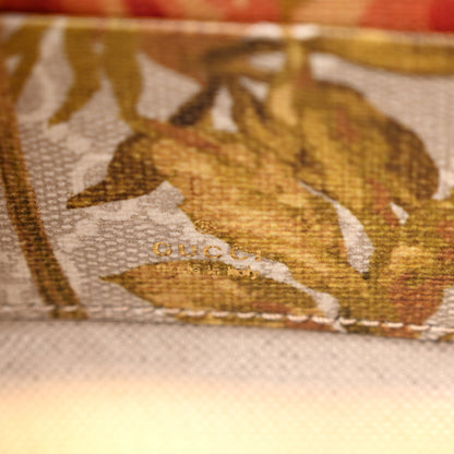 Gucci GG Supreme Monogram Water Flora Web Mini Ophidia Top Handle Bowler Bag Beige White Multicolor 6 of 9