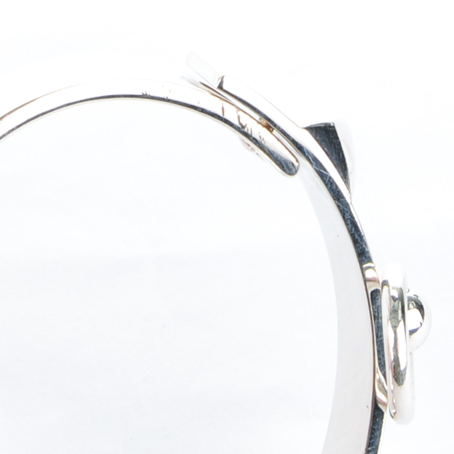 Hermes Sterling Silver PM Collier De Chien Bracelet SH 7 of 8