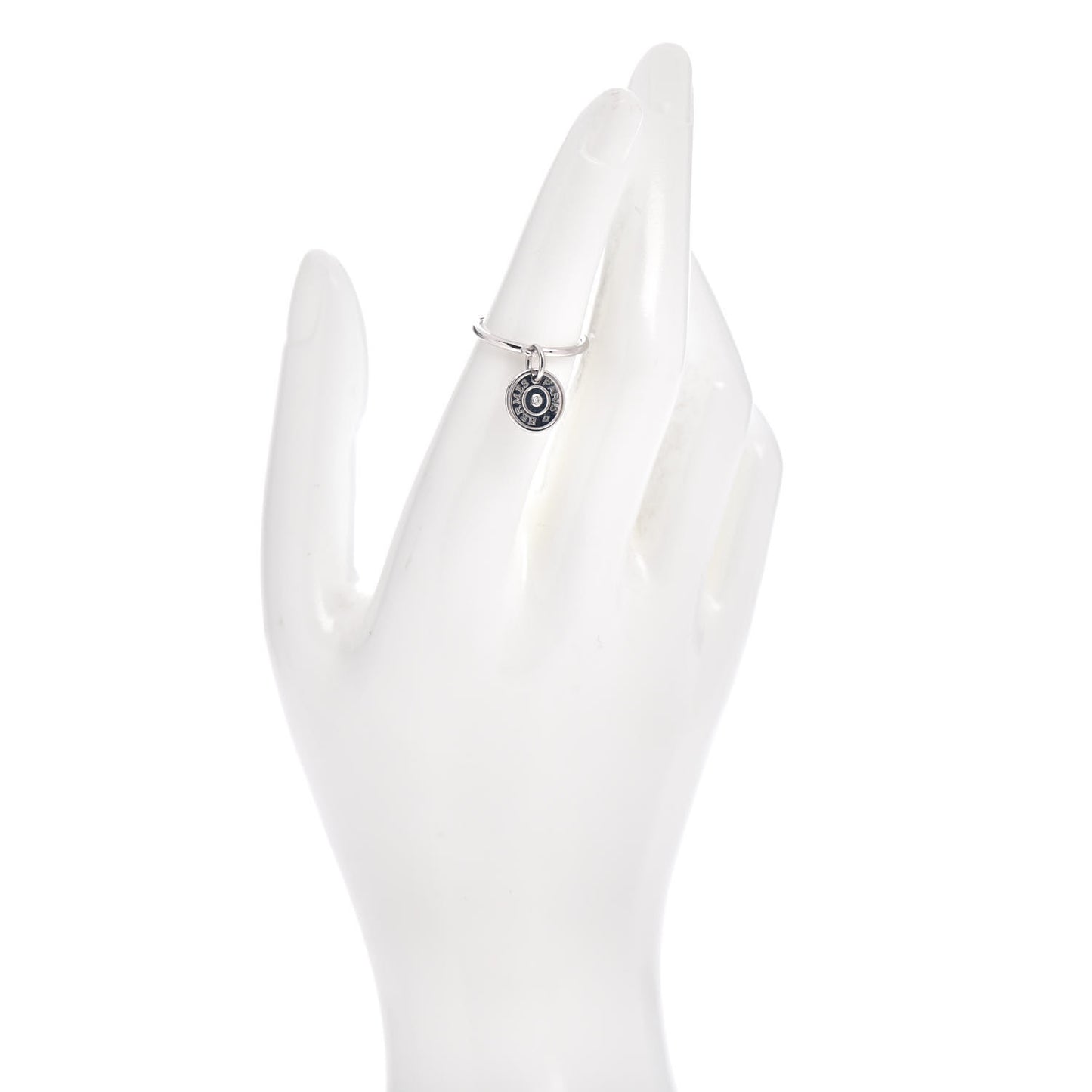 18K White Gold Diamond Gambade Ring 50 5.25