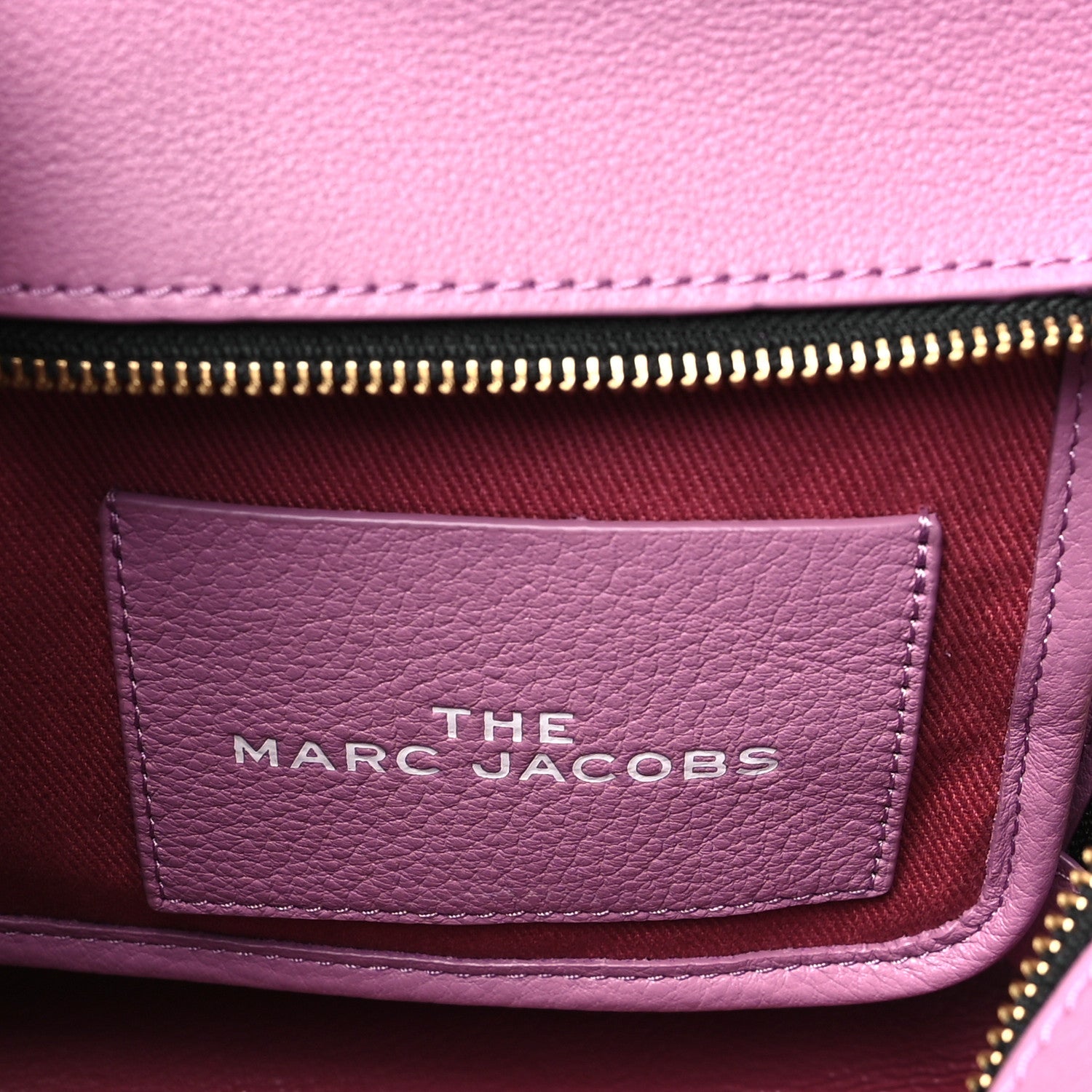Marc Jacobs Grained Calfskin Small The Tote Bag Orchid Haze 6 of 10