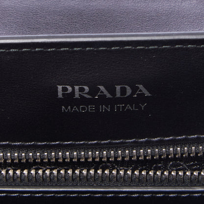 Prada City Calf Ribbon Shoulder Bag Black 7 of 8