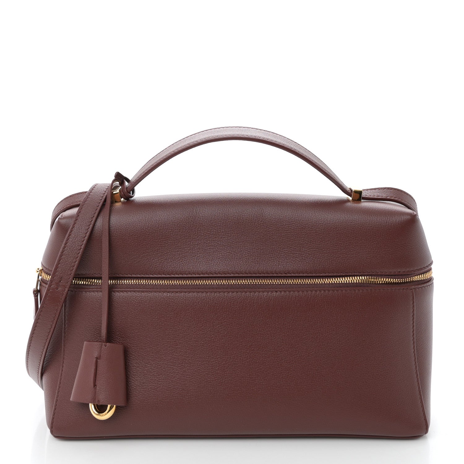 Loro Piana Calfskin Extra Bag L27 Smoked Caramel 1 of 9
