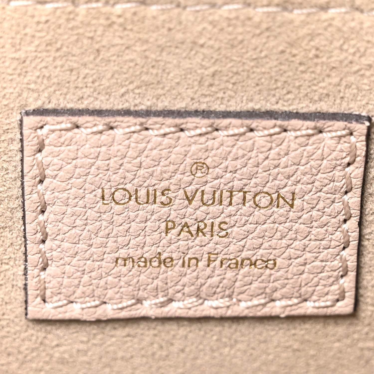 Louis Vuitton Grained Calfskin Lockme Chain Bag Greige 6 of 9