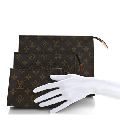 Louis Vuitton Monogram Trio Toilet Pouch Set 2 of 11