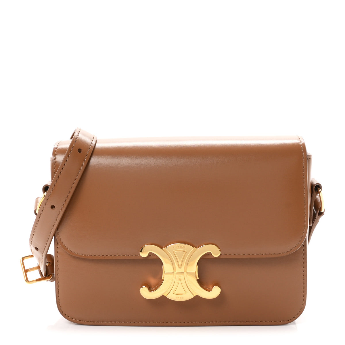 Shiny Calfskin Teen Triomphe Bronze