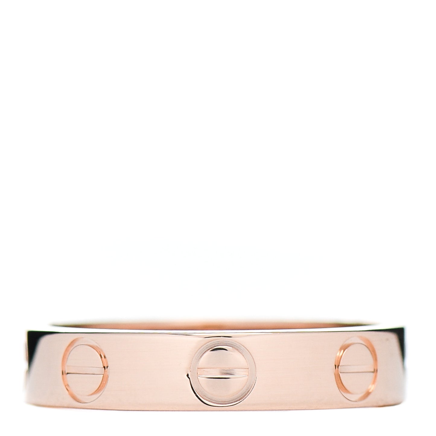 18K Pink Gold 3.5mm LOVE Wedding Band Ring 47 4