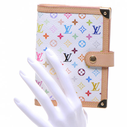 Louis Vuitton Monogram Multicolor Small Ring Agenda Cover White 2 of 7