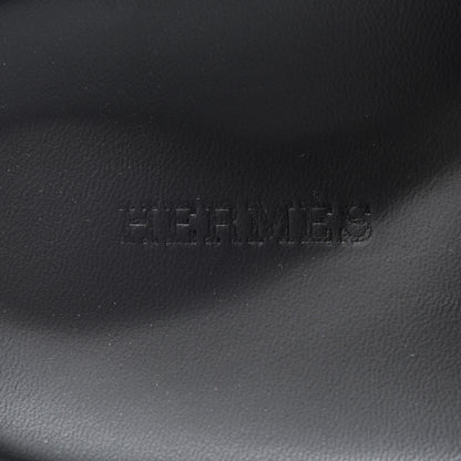 Hermes Calfskin Womens Chypre Sandals 37 Gold 7 of 9