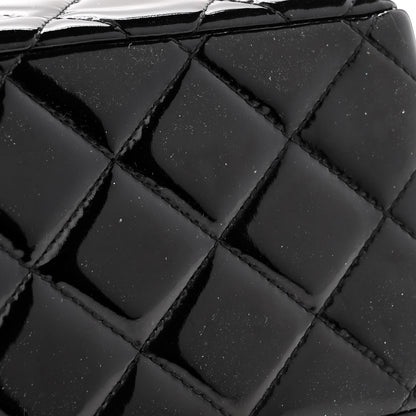 Chanel Patent Quilted Jumbo Double Flap Black 11 of 14