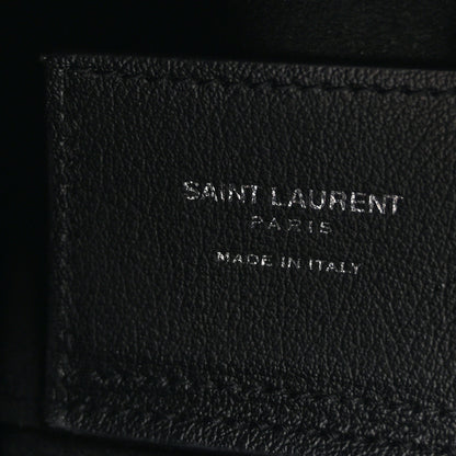 Saint Laurent Calfskin Bold Shopping Tote Black 7 of 15