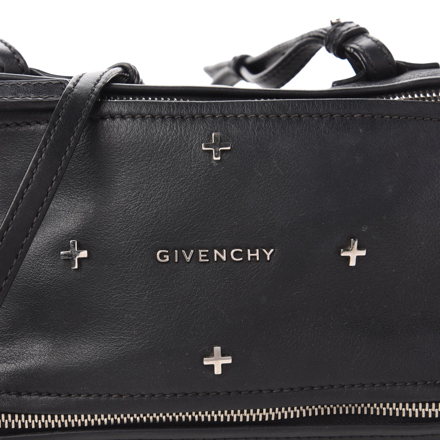 Givenchy Calfskin Cross Embellished Mini Pandora Black 10 of 10