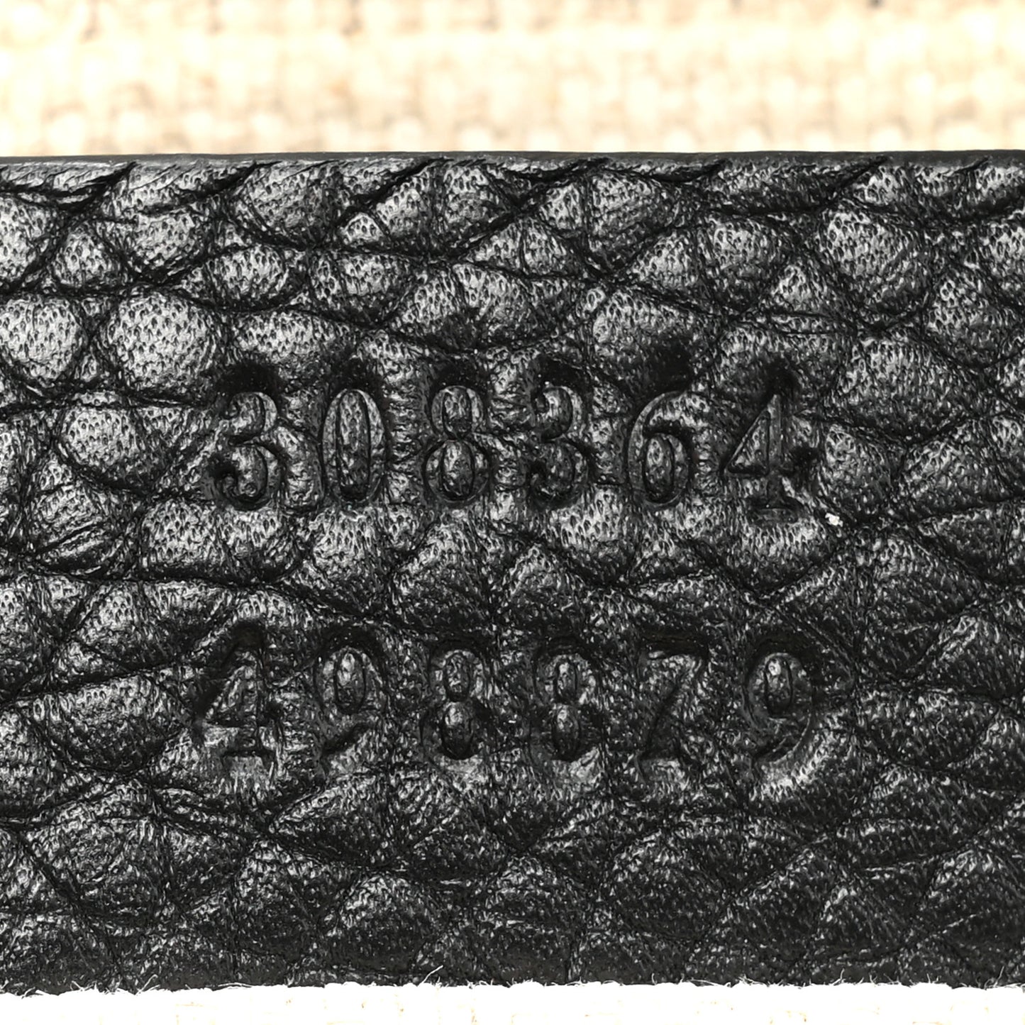 Pebbled Calfskin Small Soho Disco Bag Black