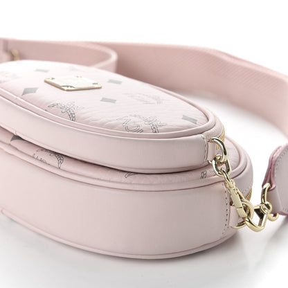 MCM Visetos Small Aren Multifunction Crossbody Pouch Powder Pink 8 of 10