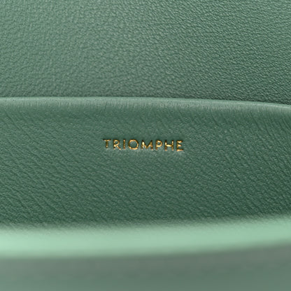 Celine Shiny Calfskin Triomphe Shoulder Bag Celadon 7 of 11