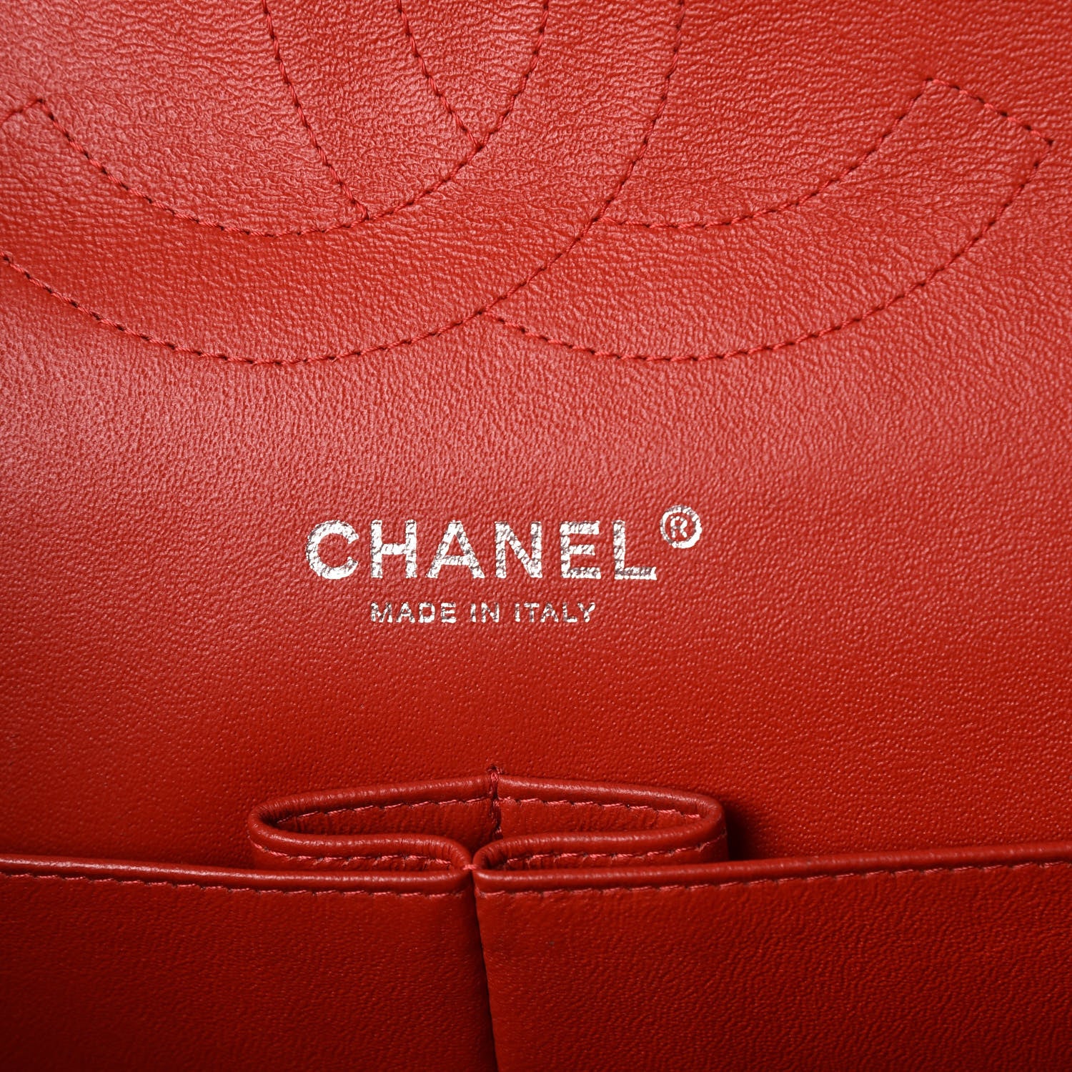 Chanel Lambskin Quilted Jumbo Double Flap Red 7 of 14