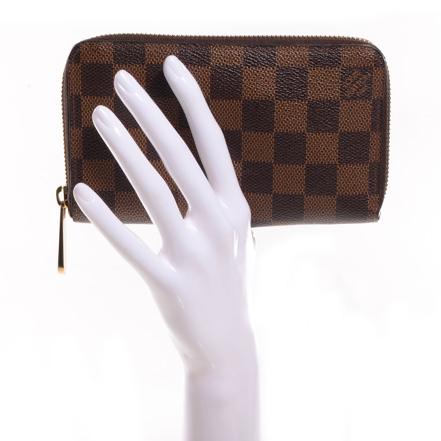 Damier Ebene Zippy Compact Wallet