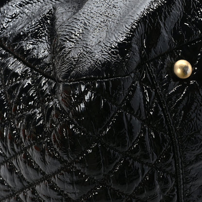 Chanel Vinyl XL Rock and Chain Flap Black 8 of 11