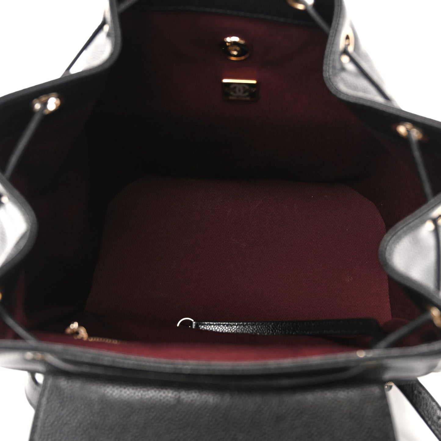 Caviar Quilted Business Affinity Backpack Black