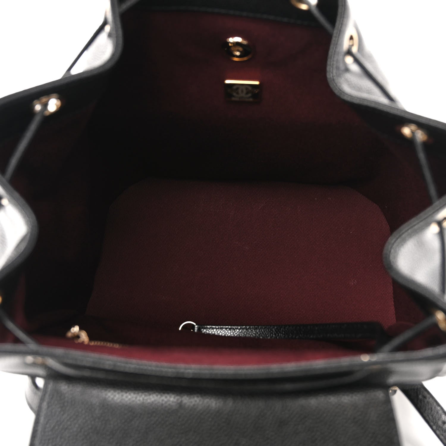 Chanel Caviar Quilted Business Affinity Backpack Black 5 of 11