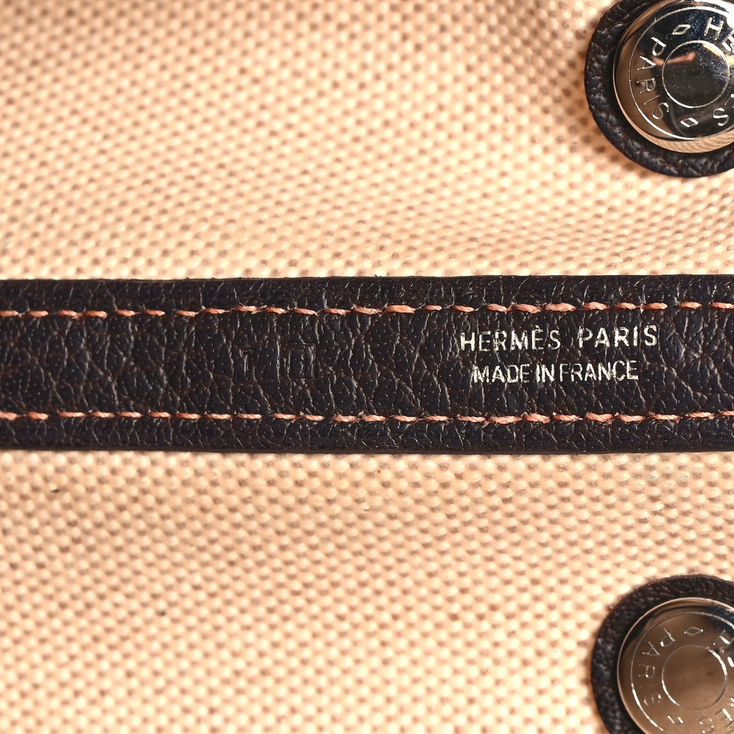 Hermes Buffle Skipper Toile Garden Party 30 TPM Marron Fonce 6 of 10
