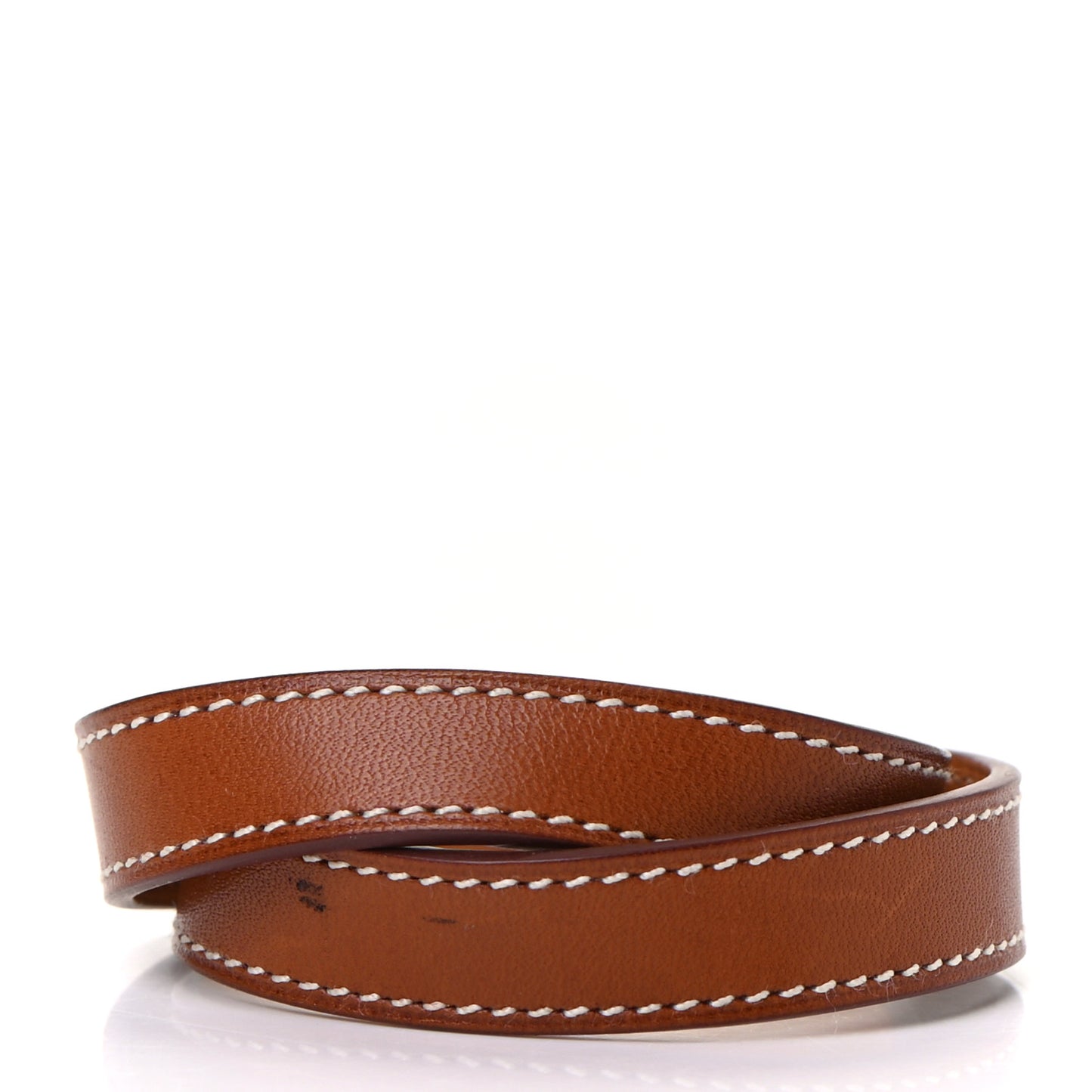 Barenia Kelly Double Tour Bracelet S Fauve