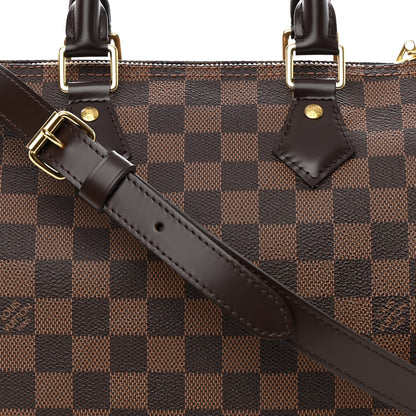 Louis Vuitton Damier Ebene Speedy Bandouliere 25 9 of 14