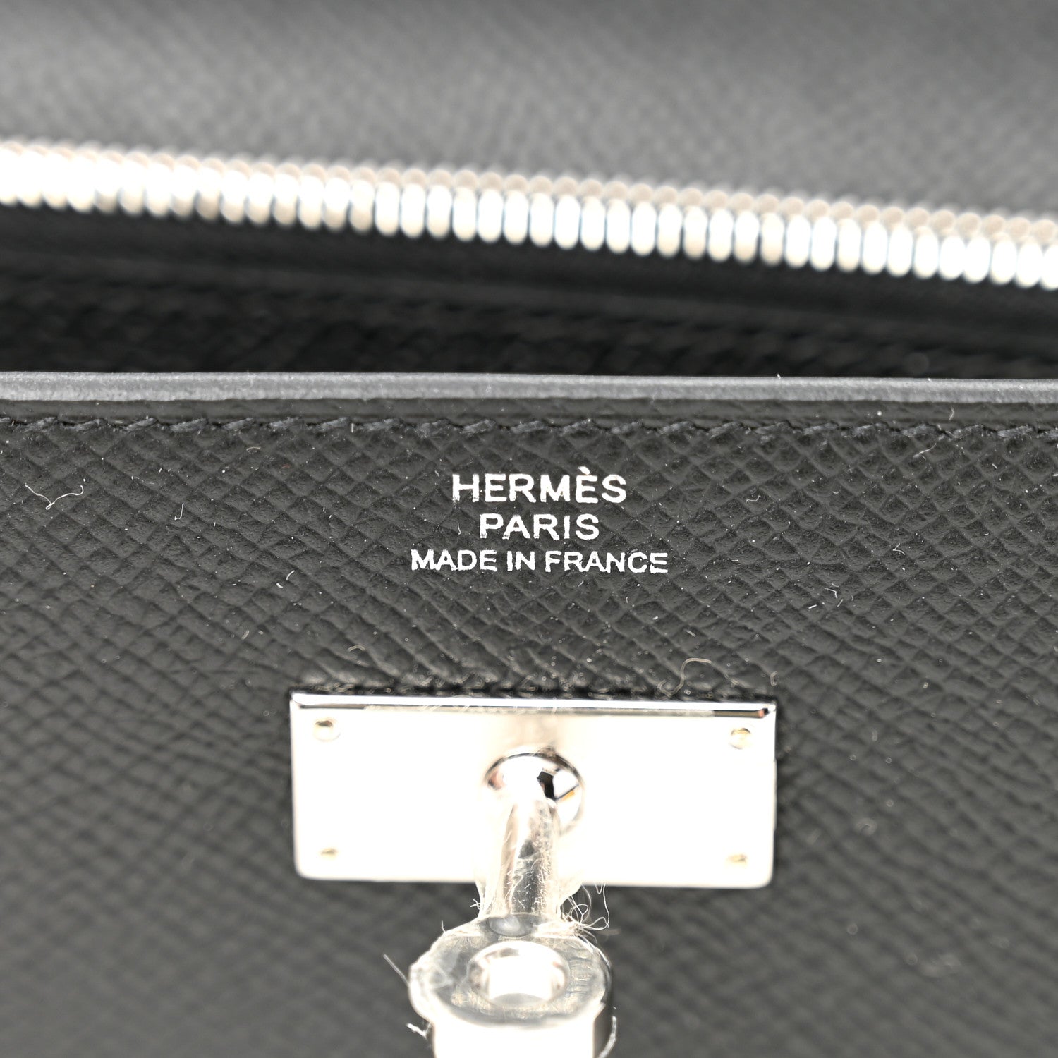 Hermes Epsom Kelly Wallet To Go Black 5 of 9